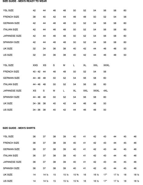 saint laurent dress sizes